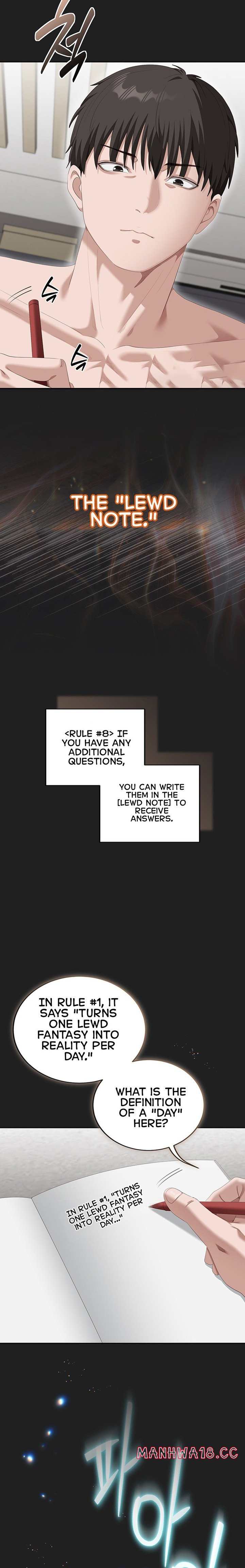 As Written In the Lewd Notebook