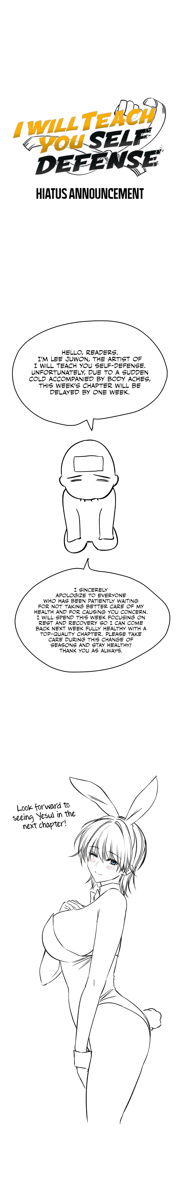 I Will Teach You Self Defense Chapter 47.5 Page 1