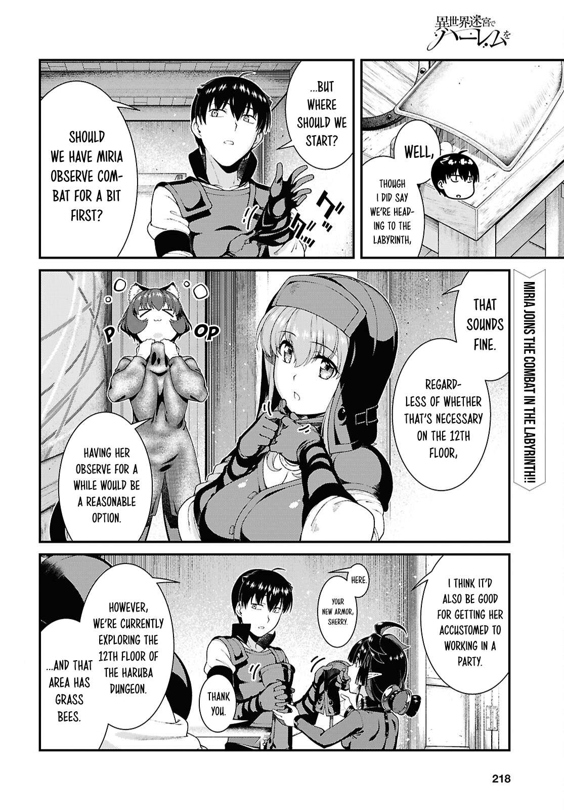 Isekai Meikyuu de Harem wo Chapter 111 Page 2