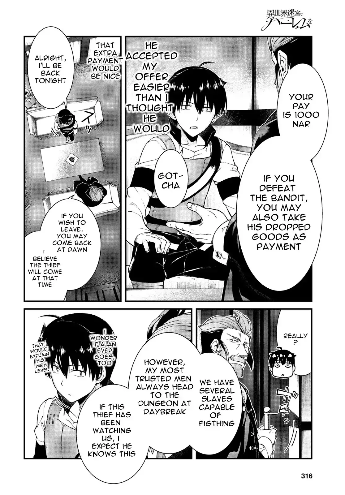 Isekai Meikyuu de Harem wo Chapter 20 Page 5