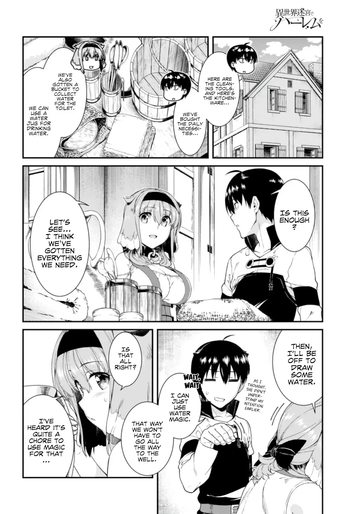Isekai Meikyuu de Harem wo Chapter 26 Page 14