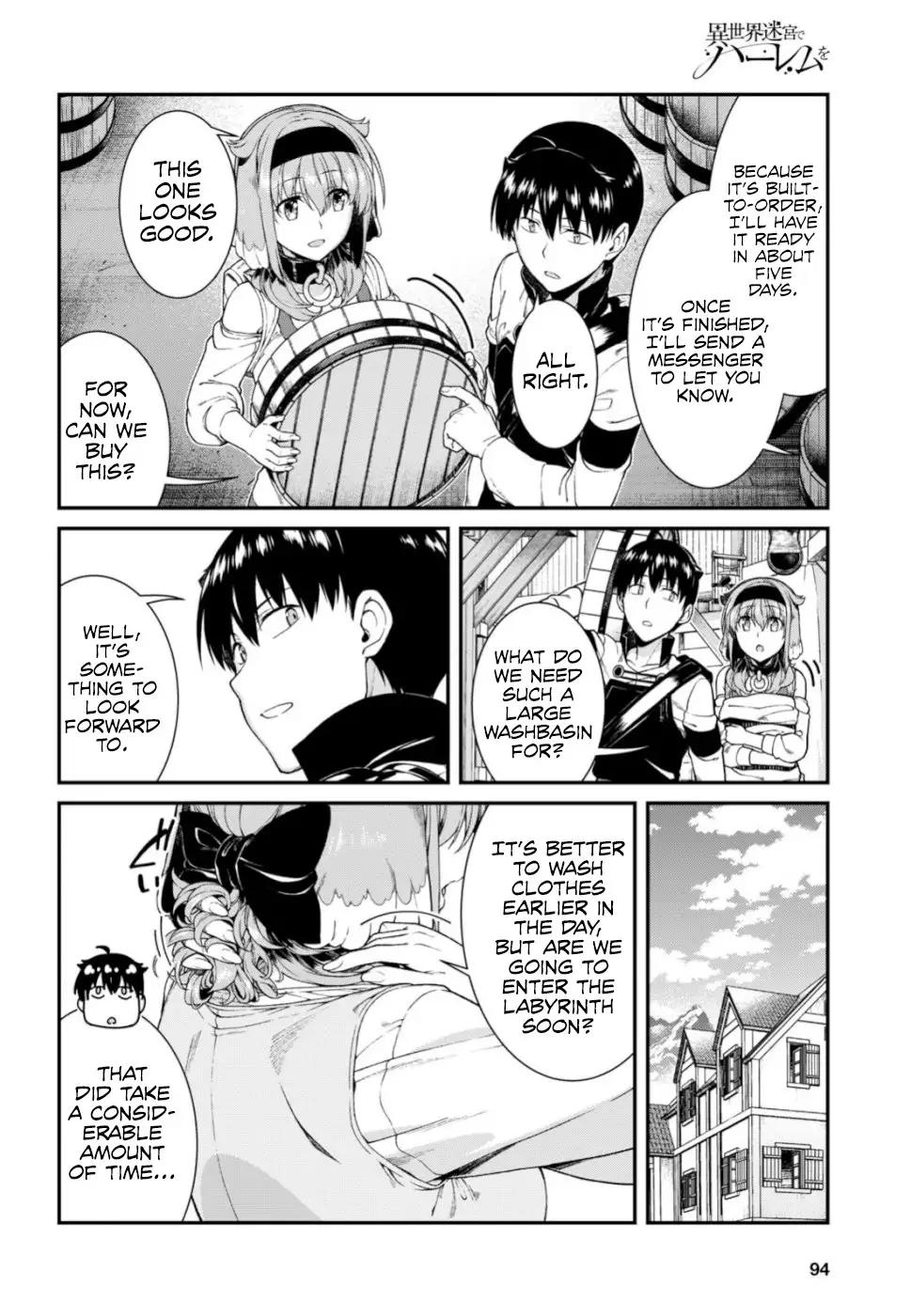 Isekai Meikyuu de Harem wo Chapter 28 Page 9