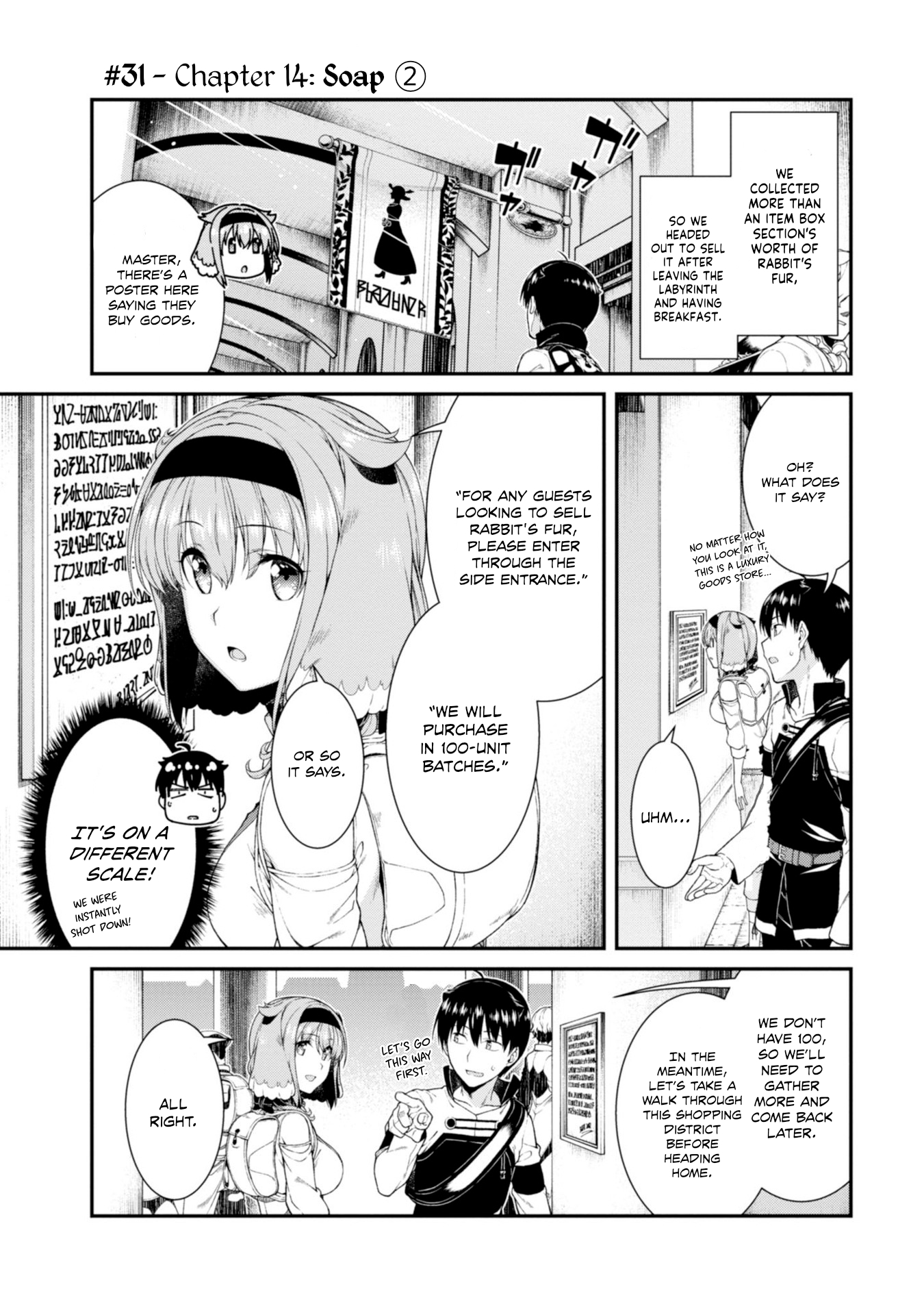 Isekai Meikyuu de Harem wo Chapter 31 Page 2