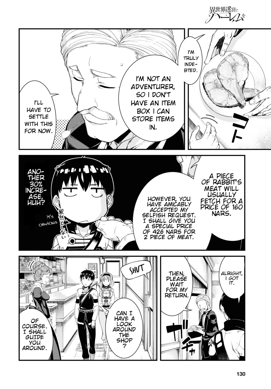 Isekai Meikyuu de Harem wo Chapter 35 Page 16