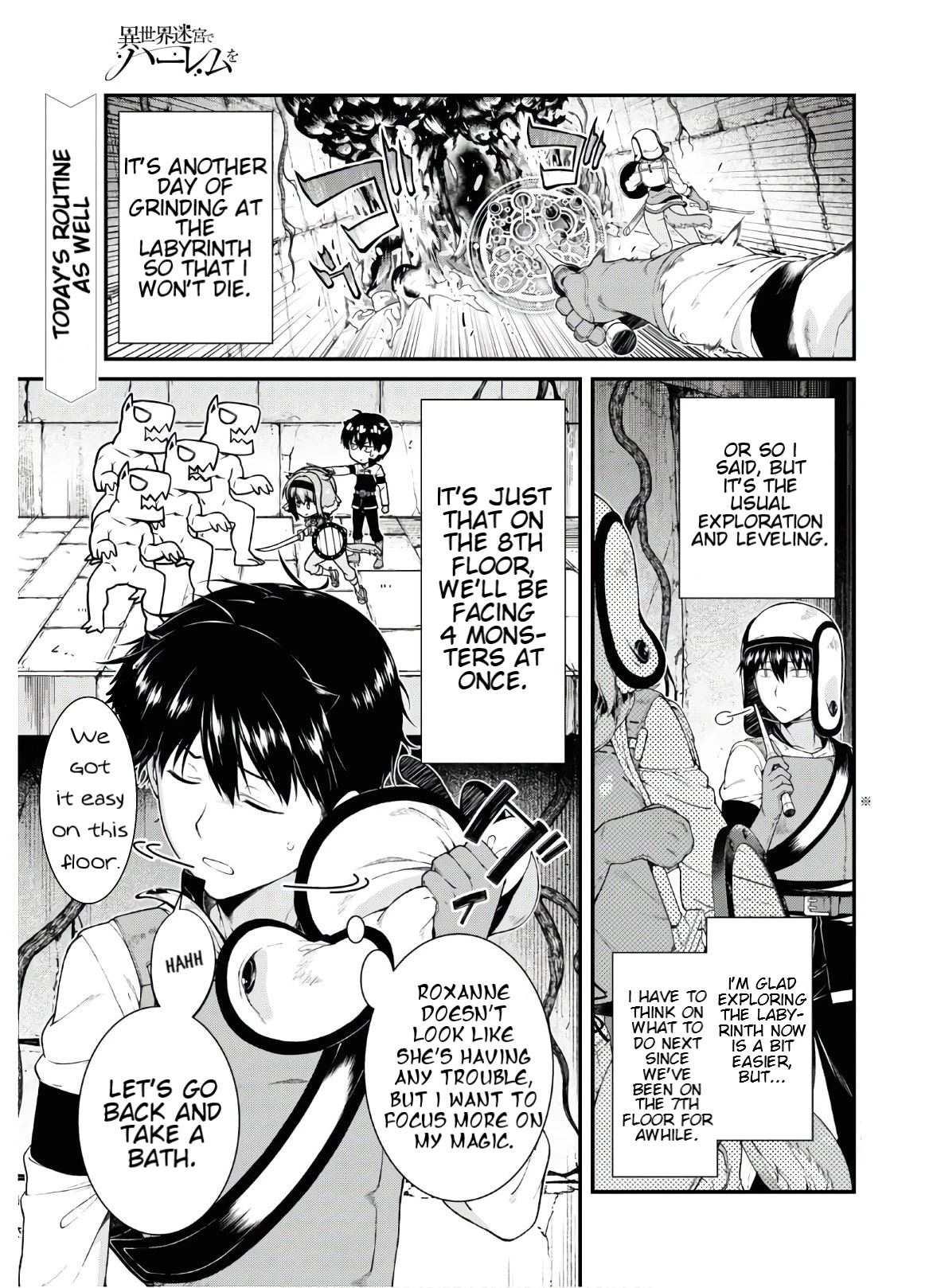 Isekai Meikyuu de Harem wo Chapter 36 Page 1