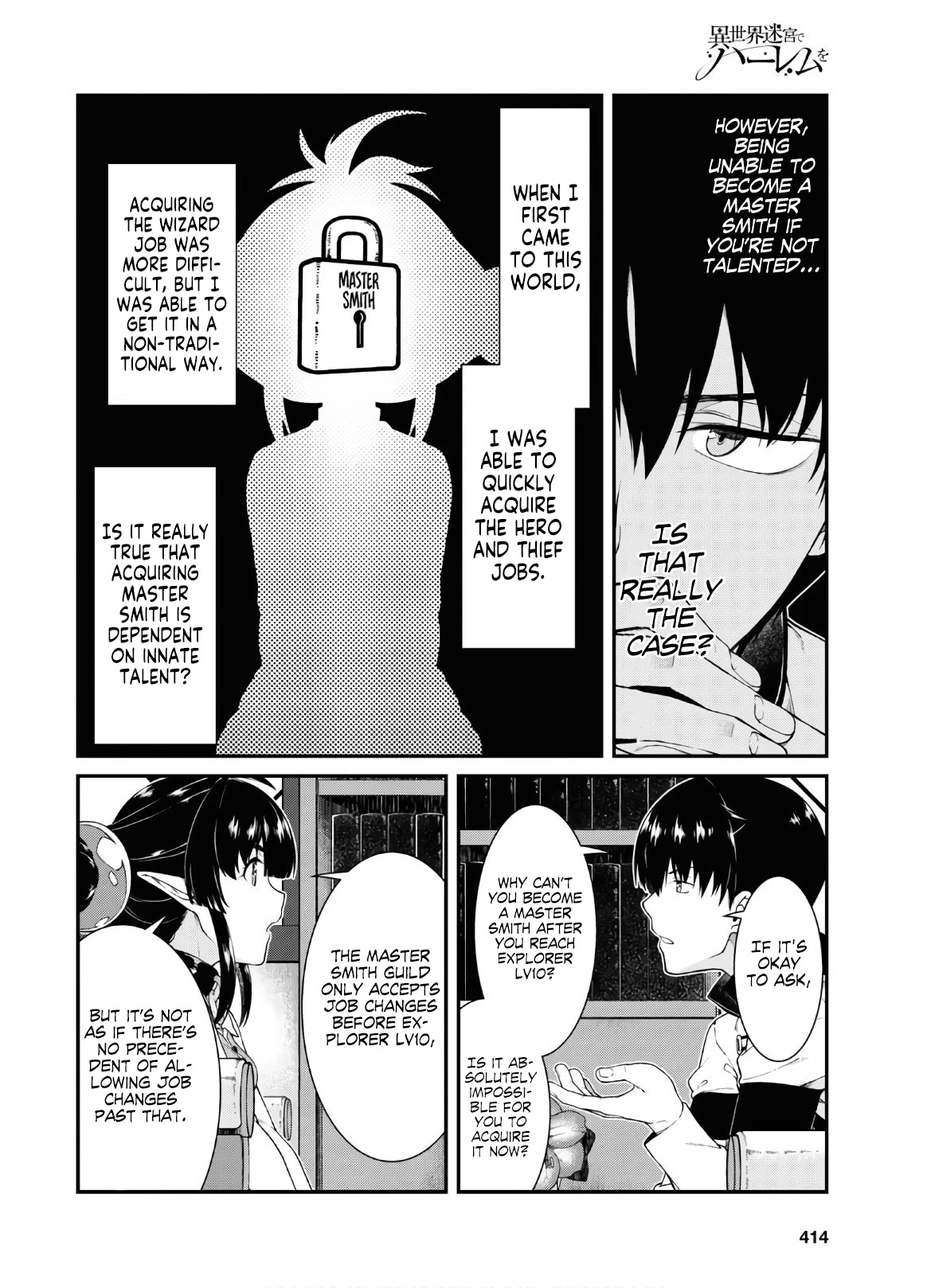Isekai Meikyuu de Harem wo Chapter 38 Page 8