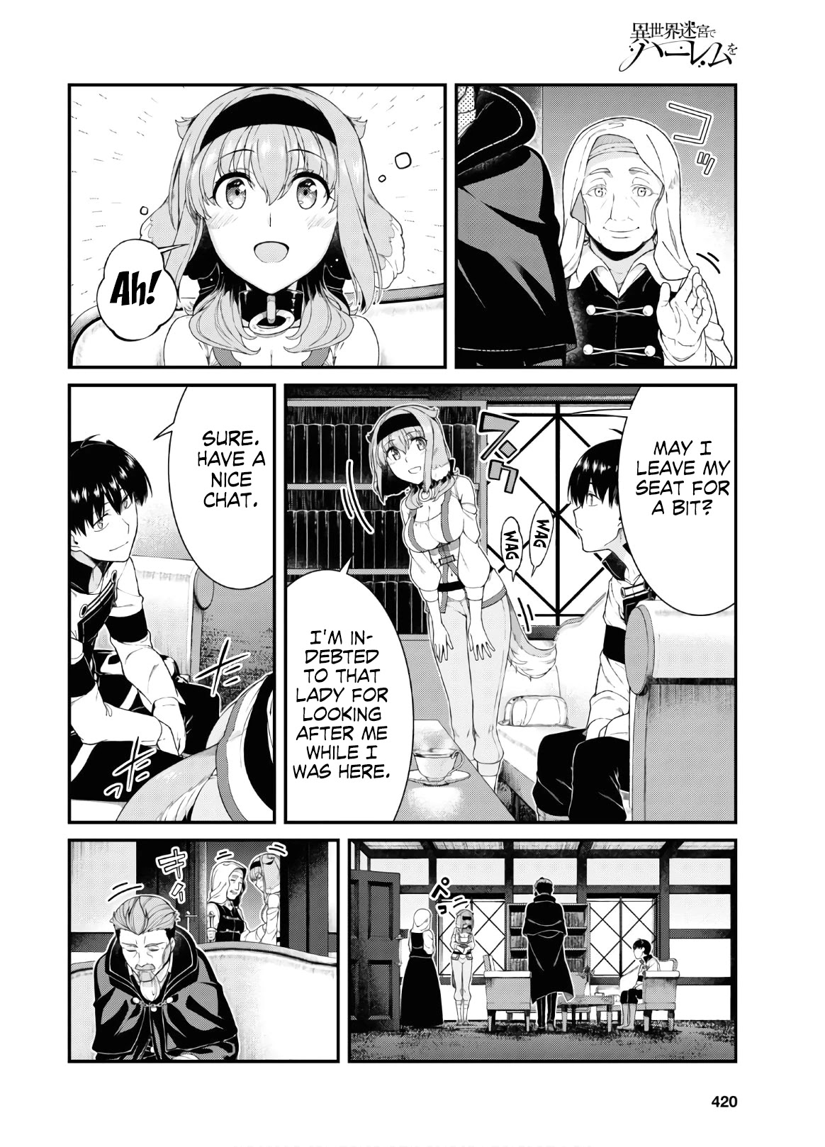 Isekai Meikyuu de Harem wo Chapter 38 Page 14