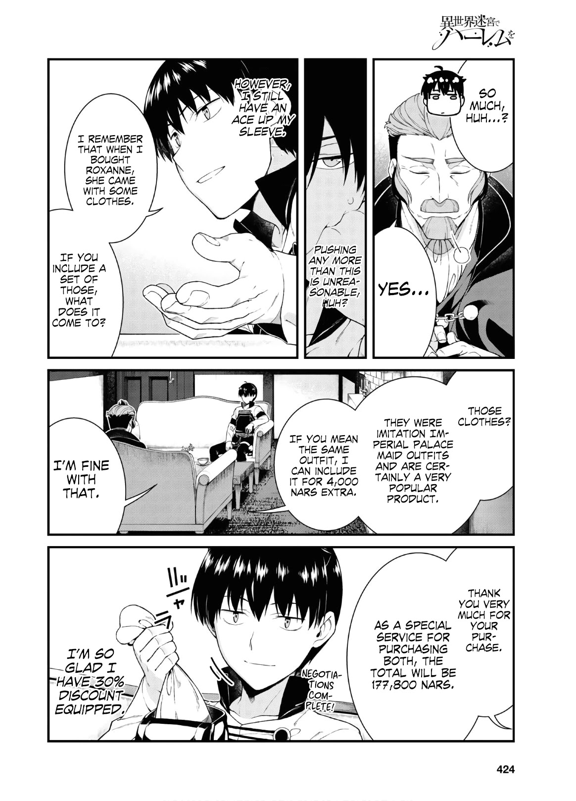 Isekai Meikyuu de Harem wo Chapter 38 Page 18
