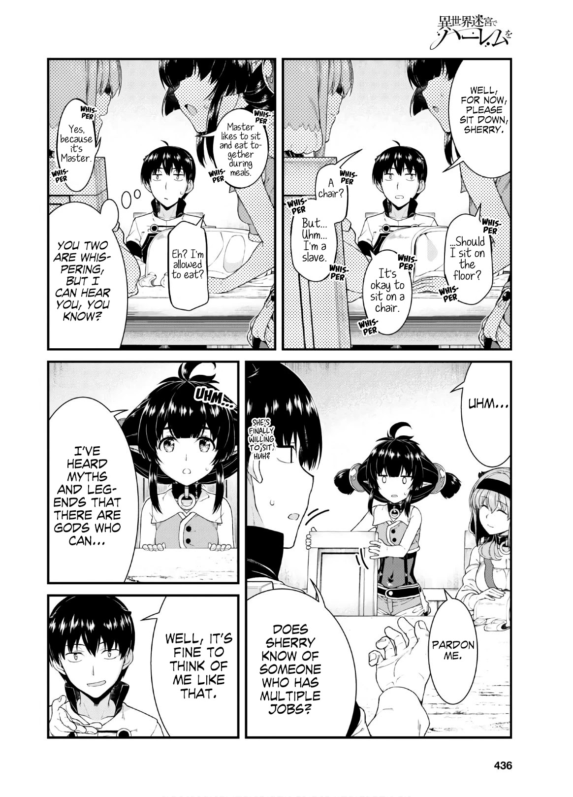 Isekai Meikyuu de Harem wo Chapter 38 Page 30
