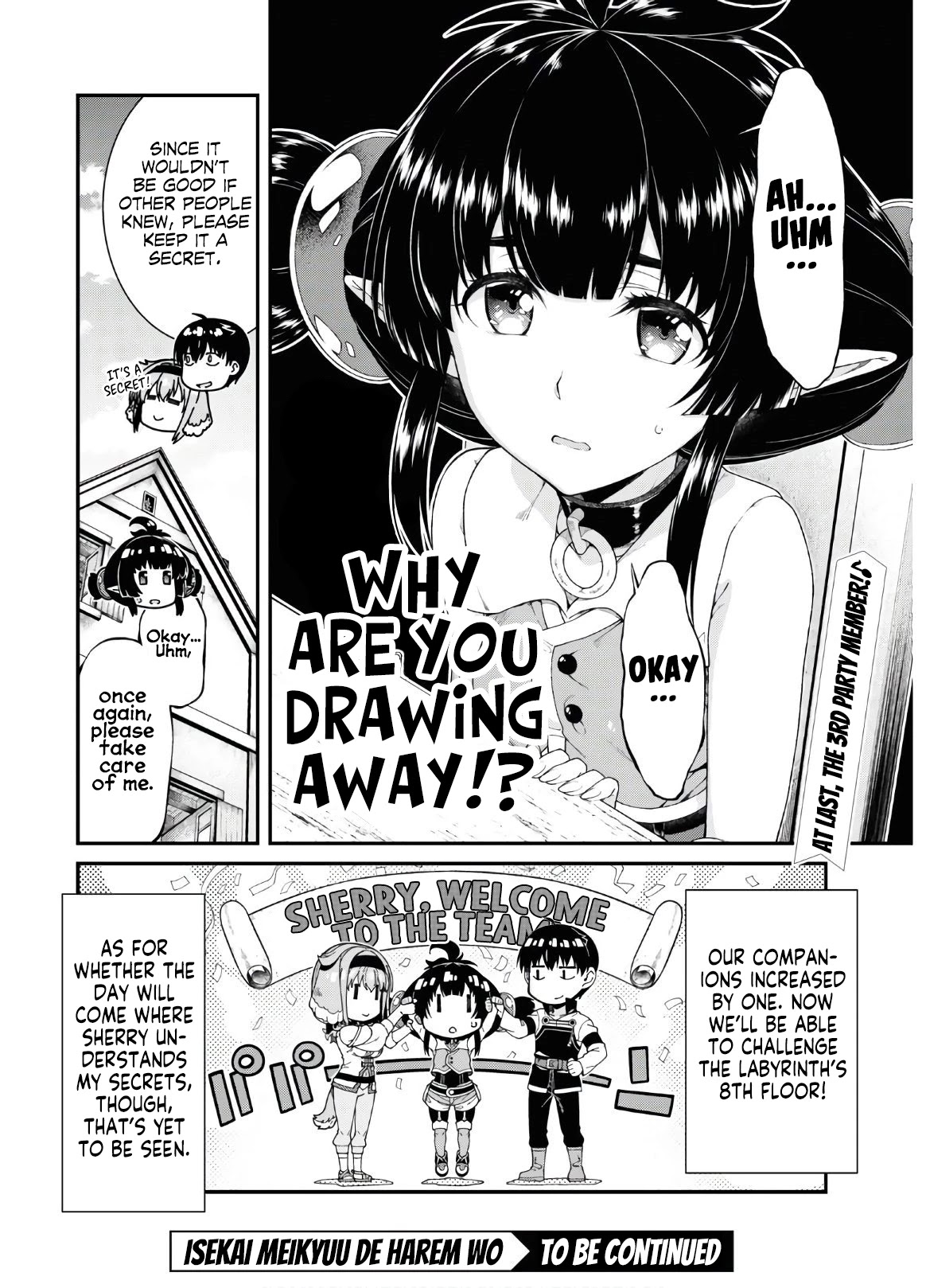Isekai Meikyuu de Harem wo Chapter 38 Page 34