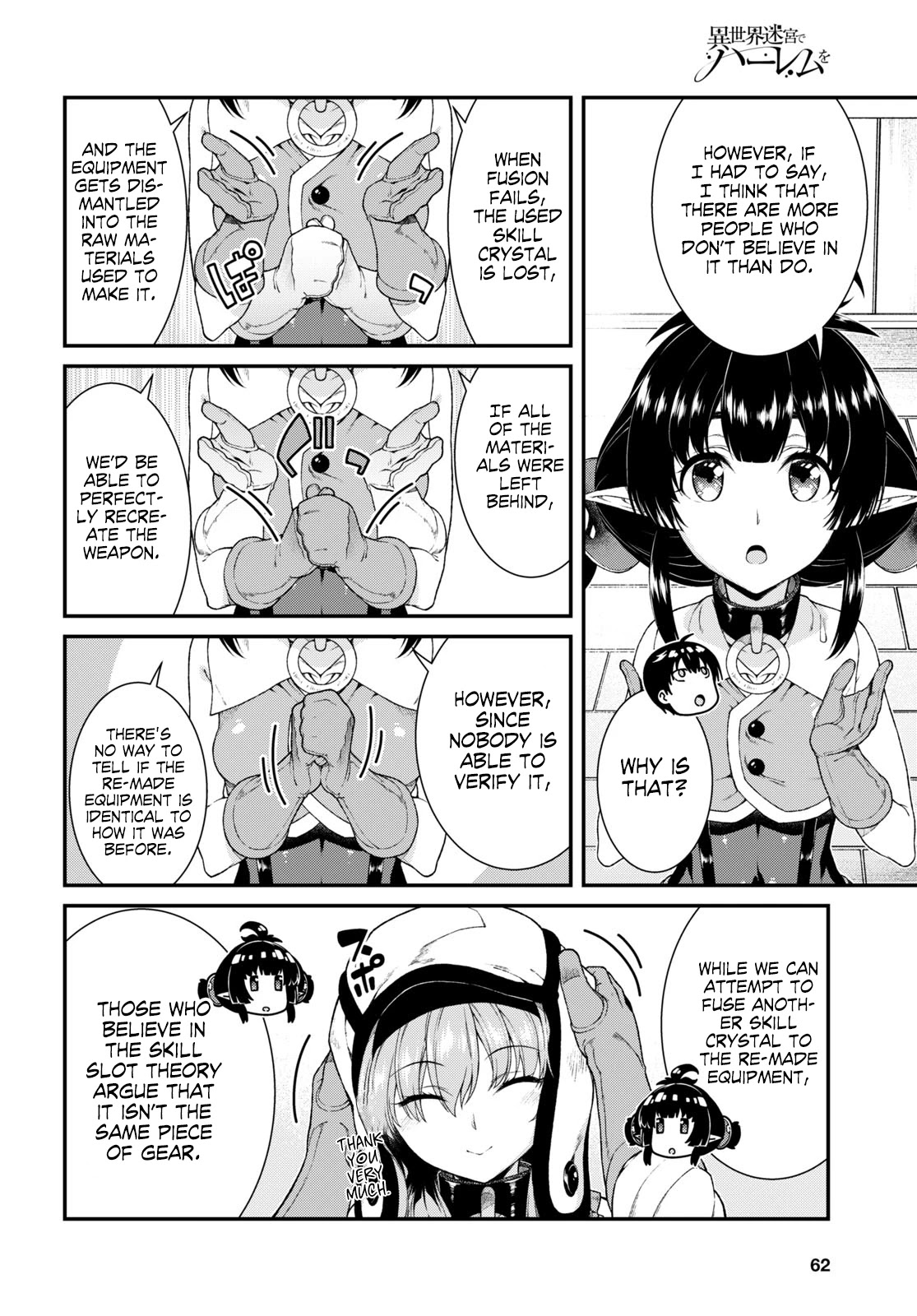 Isekai Meikyuu de Harem wo Chapter 40 Page 8