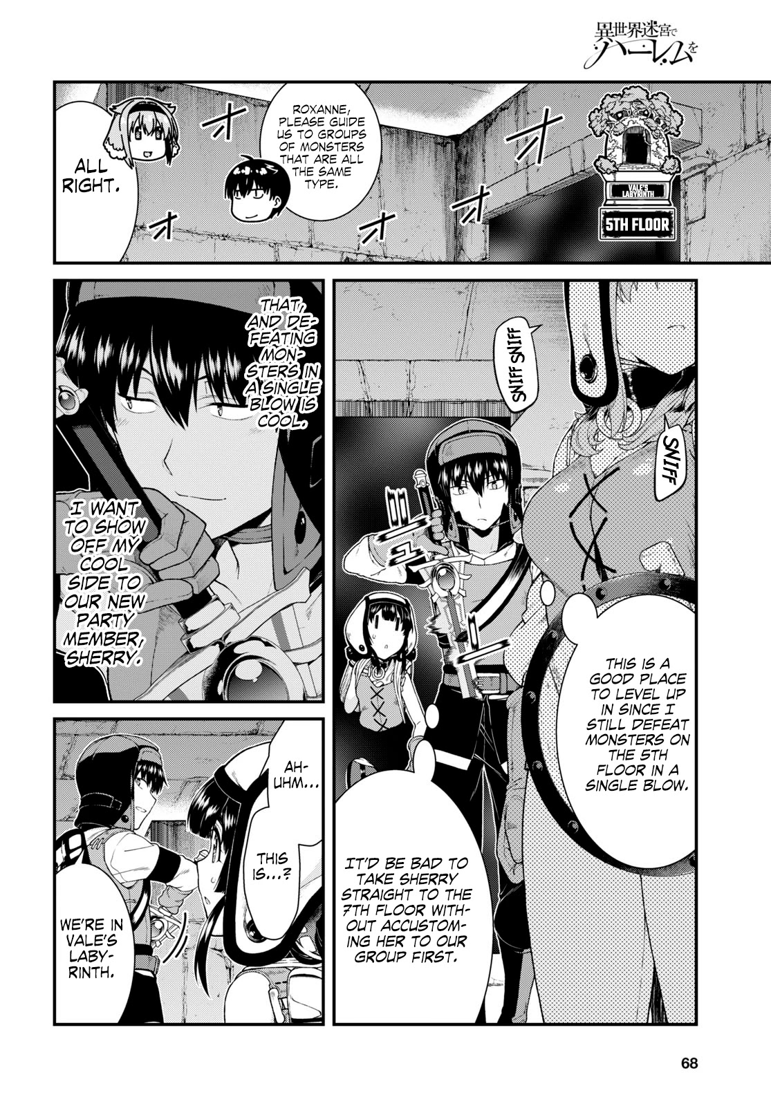 Isekai Meikyuu de Harem wo Chapter 40 Page 14