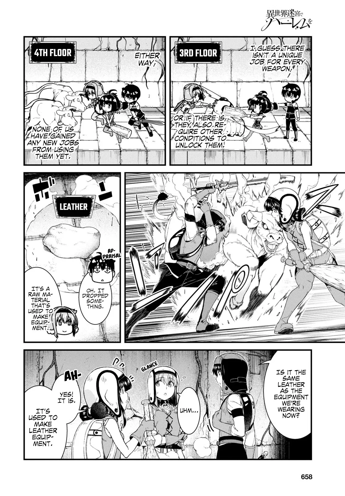 Isekai Meikyuu de Harem wo Chapter 45 Page 8