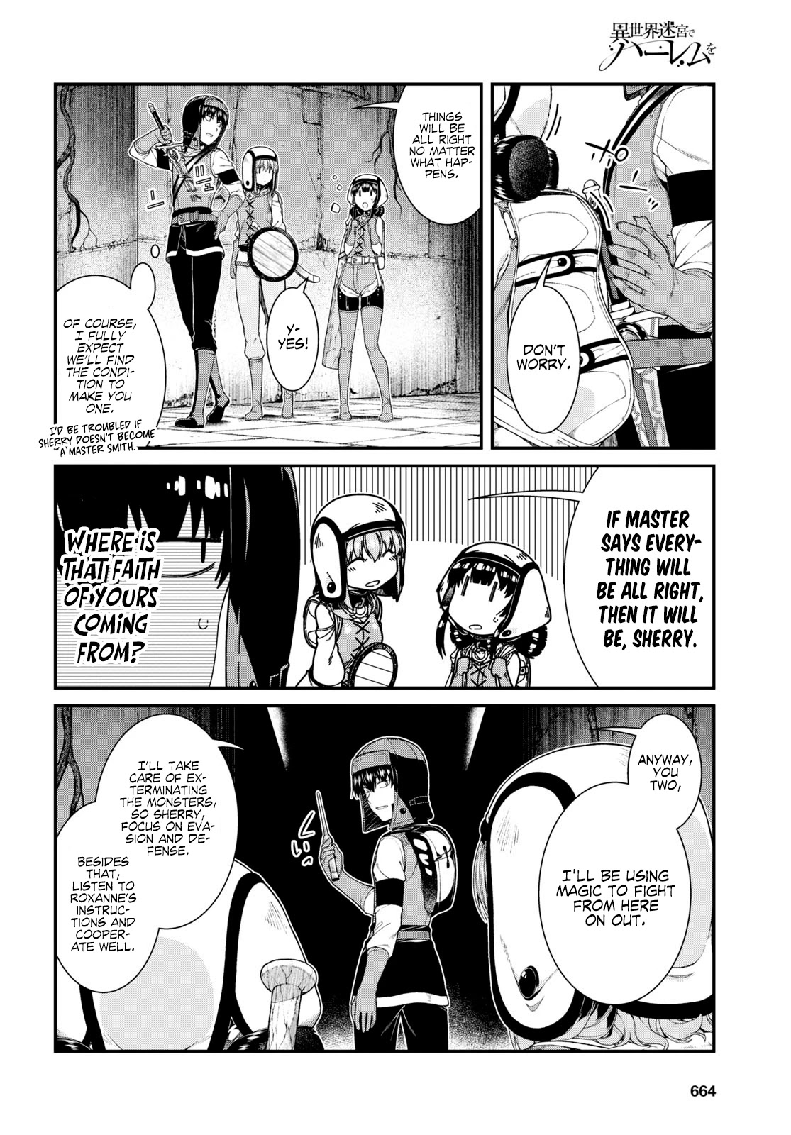 Isekai Meikyuu de Harem wo Chapter 45 Page 14
