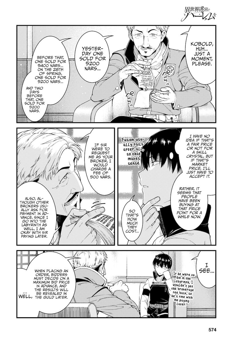 Isekai Meikyuu de Harem wo Chapter 52 Page 9
