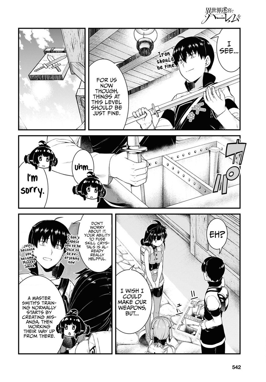 Isekai Meikyuu de Harem wo Chapter 58 Page 5