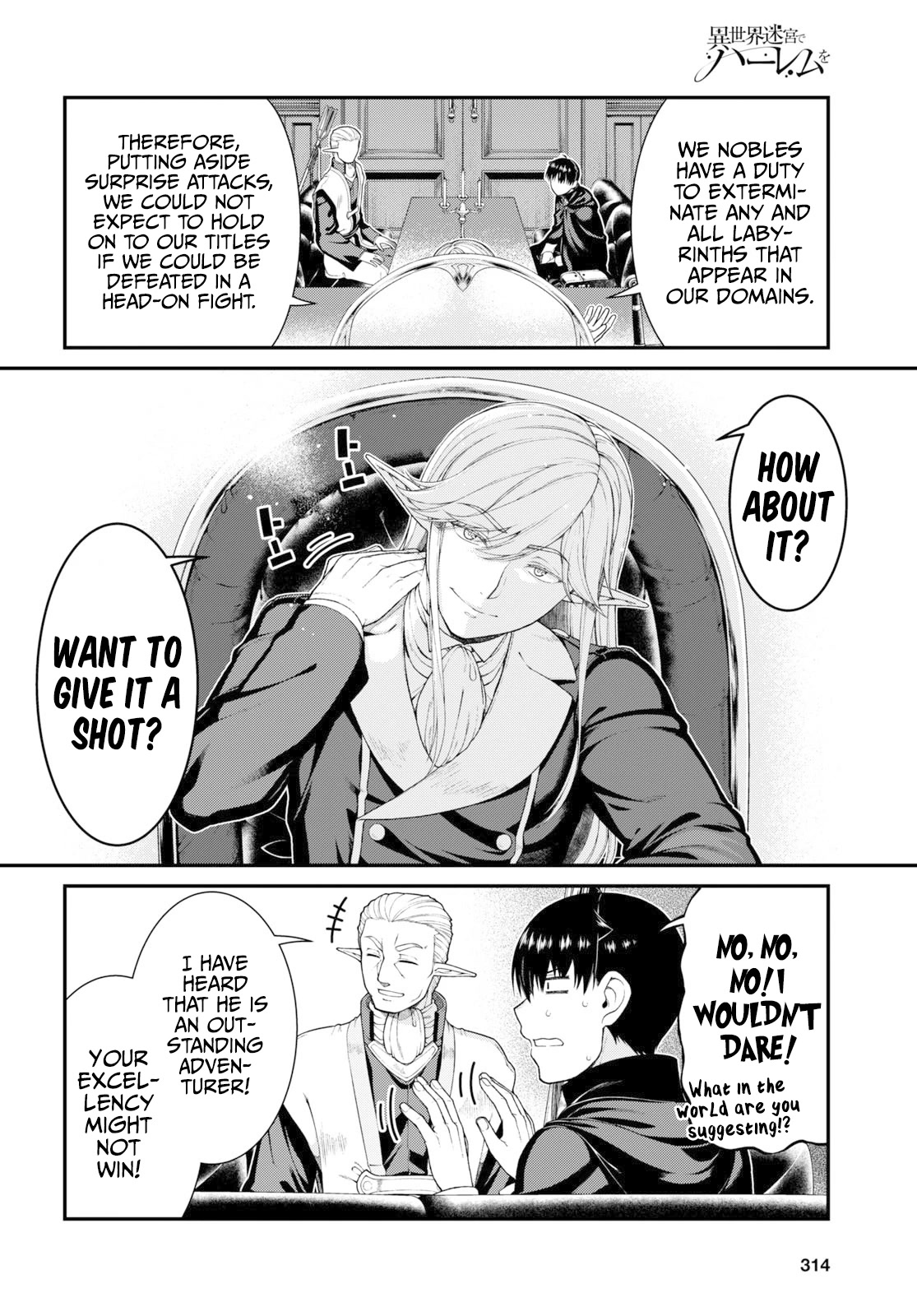 Isekai Meikyuu de Harem wo Chapter 64 Page 5