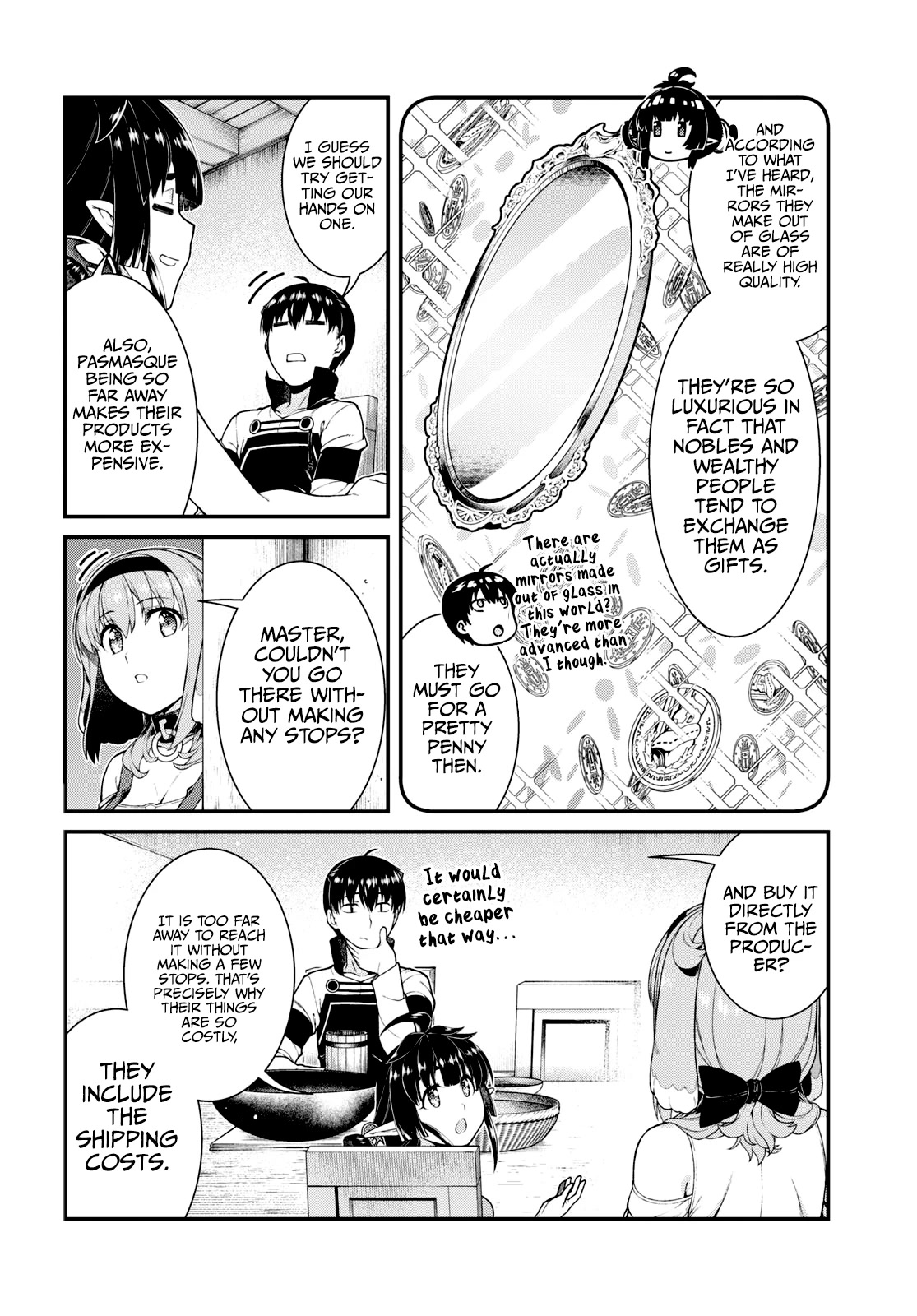 Isekai Meikyuu de Harem wo Chapter 70 Page 3