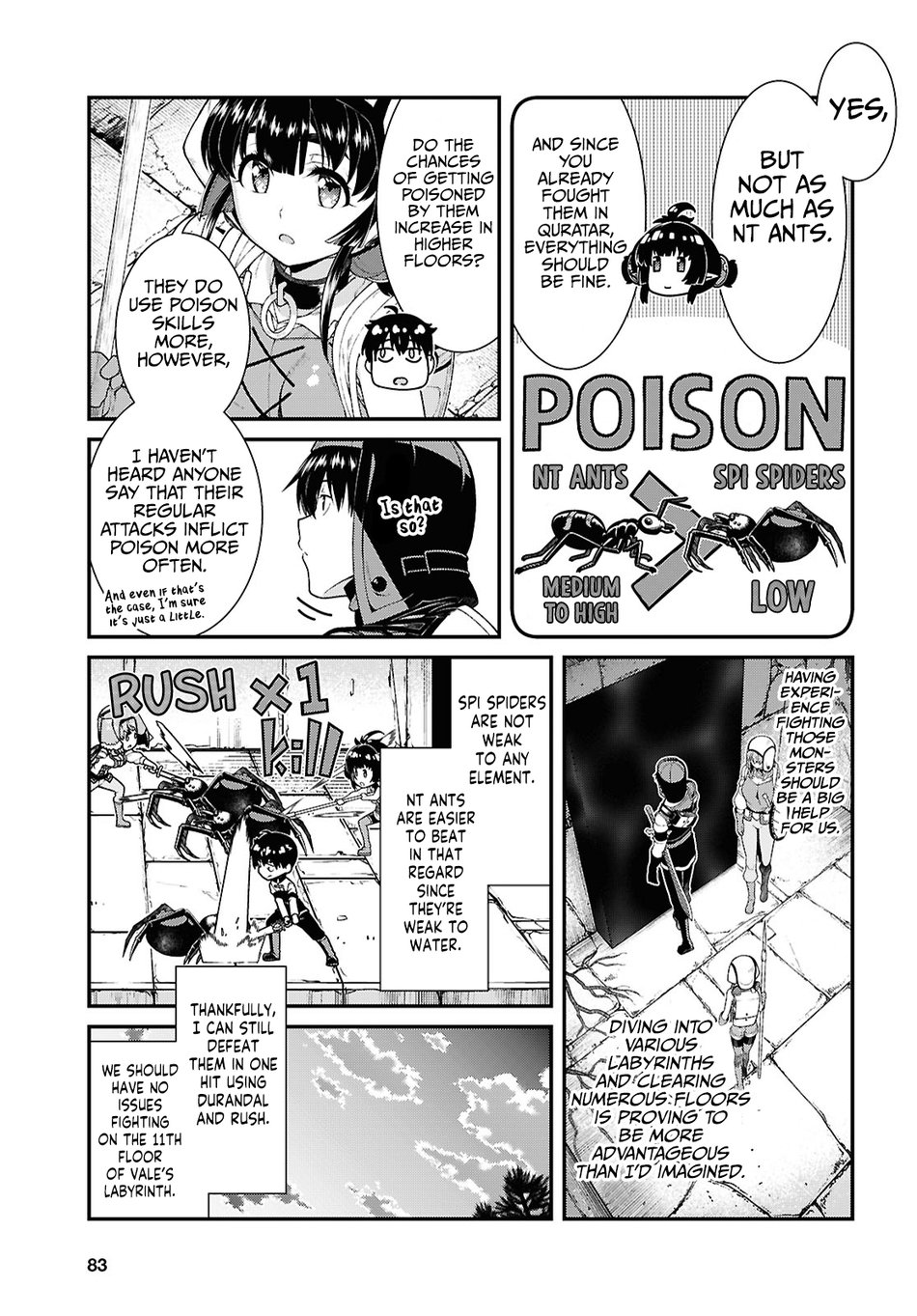 Isekai Meikyuu de Harem wo Chapter 85 Page 4