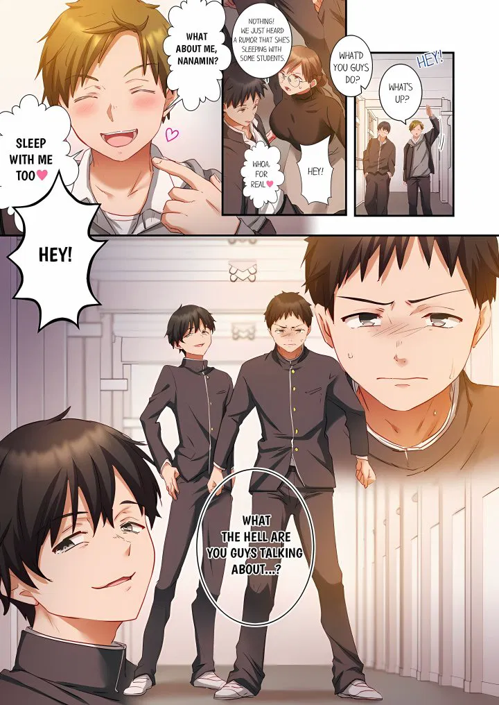 Sent to the Wrong Chat: Blackmailed by One of the Thirty Boys in My Class! (Uncensored) Chapter 5 Page 9