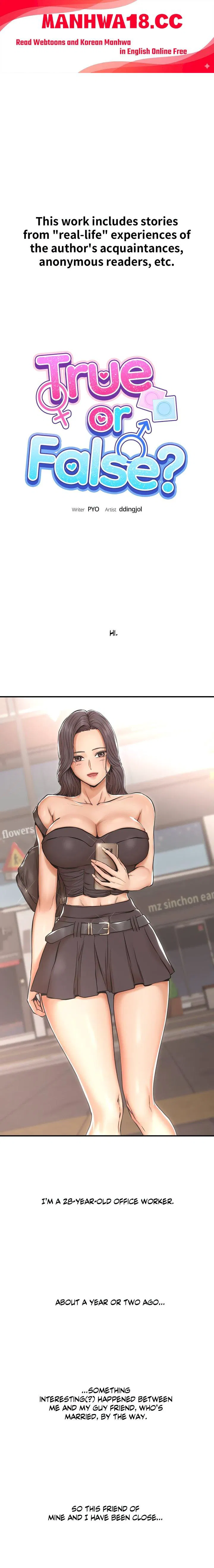 True or False? (Uncensored) Chapter 1 Page 1