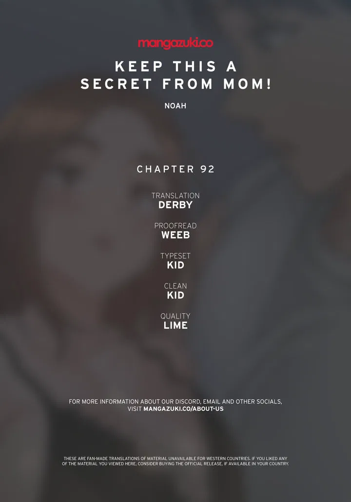 Keep it a secret from your mother Raw Chapter 51 Page 1