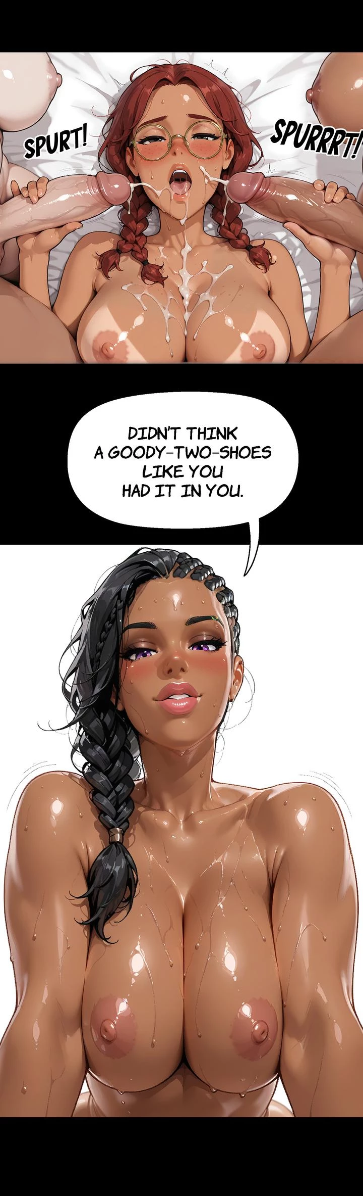 THE NAUGHTY EXAM : Between Her Legs Chapter 7 Page 1