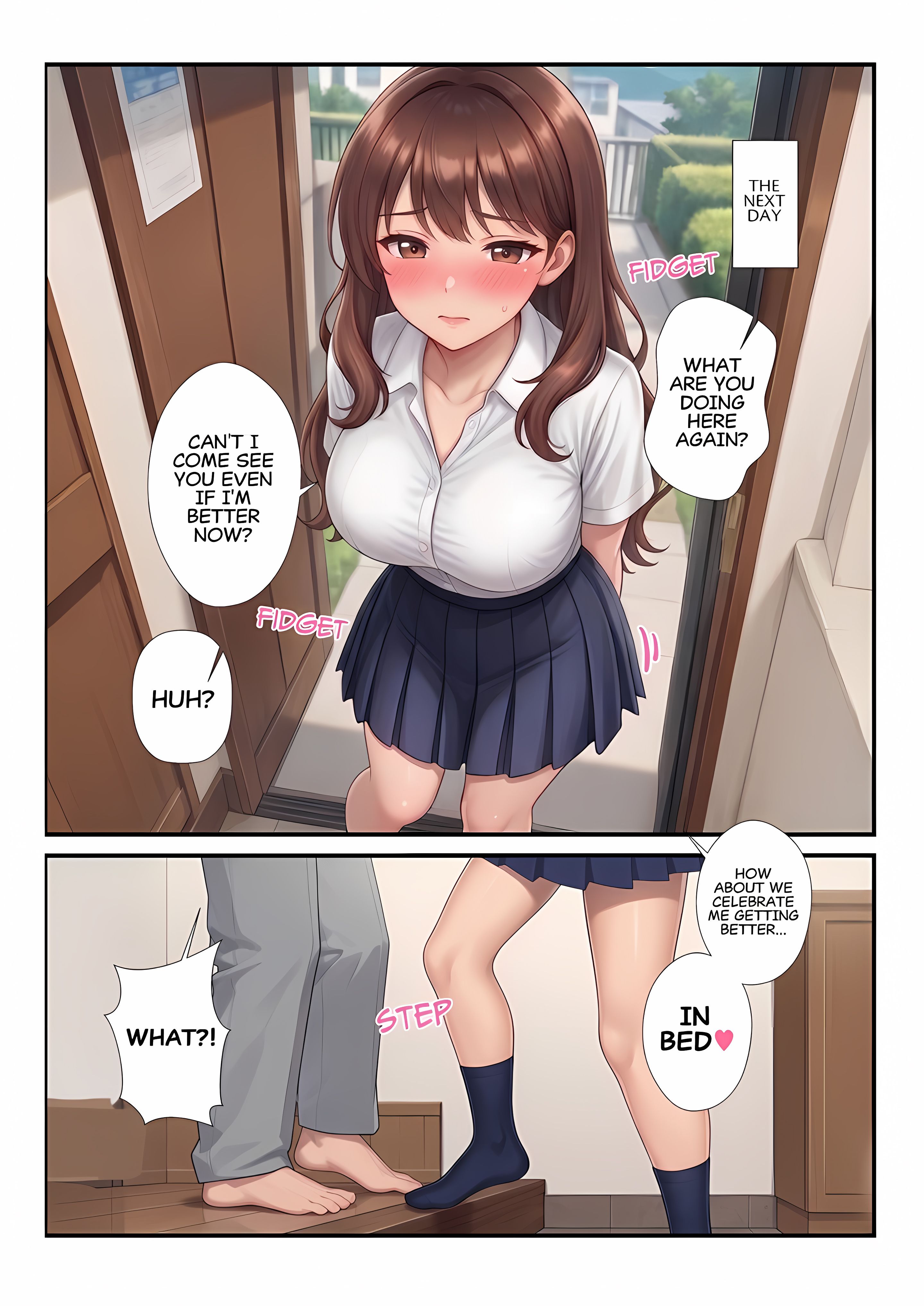 Let’s Take Care of That Banana! A Sticky Situation With a Girl Who’s Eager to Be Used (Uncensored) Chapter 1 Page 40