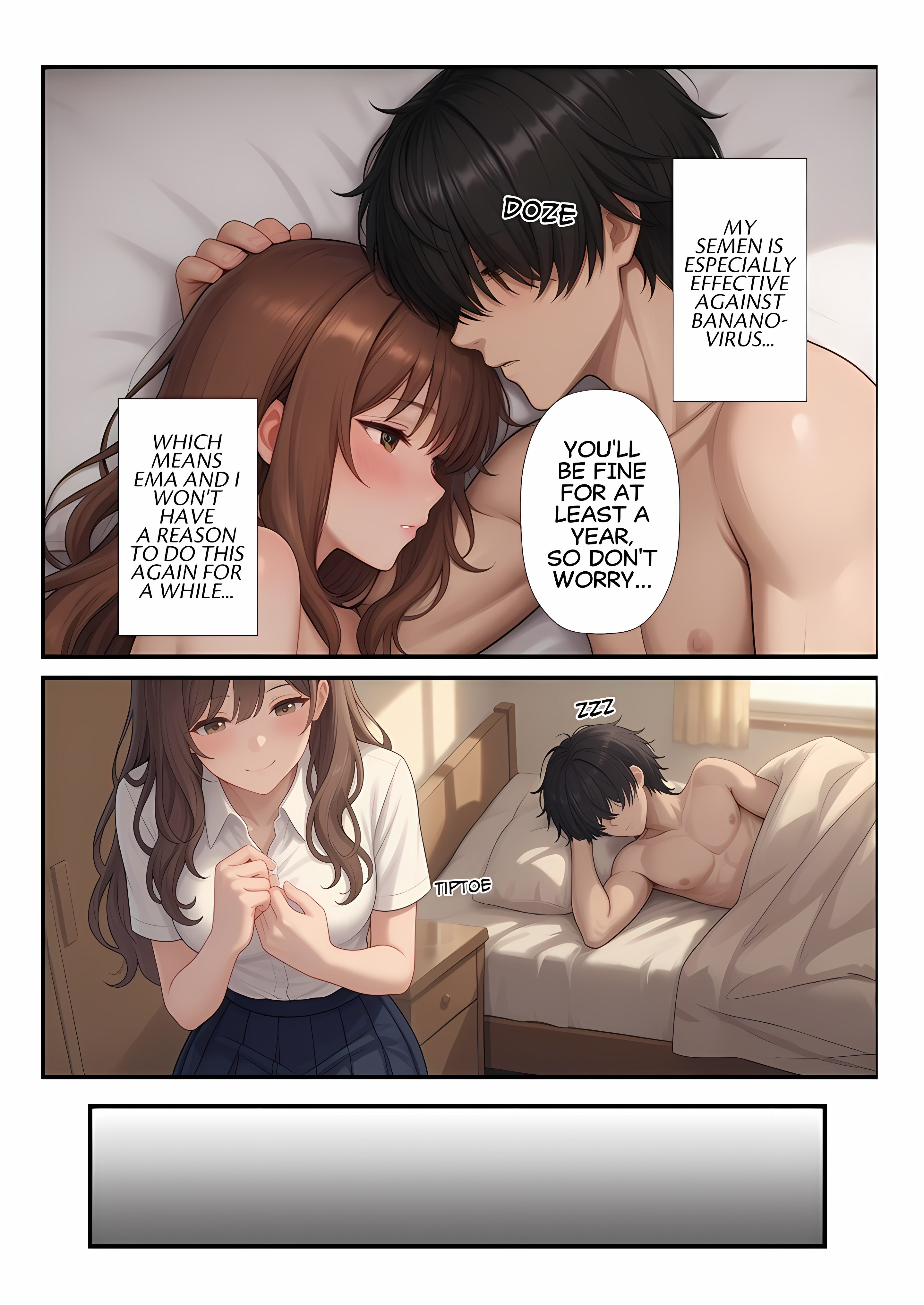 Let’s Take Care of That Banana! A Sticky Situation With a Girl Who’s Eager to Be Used (Uncensored) Chapter 1 Page 39