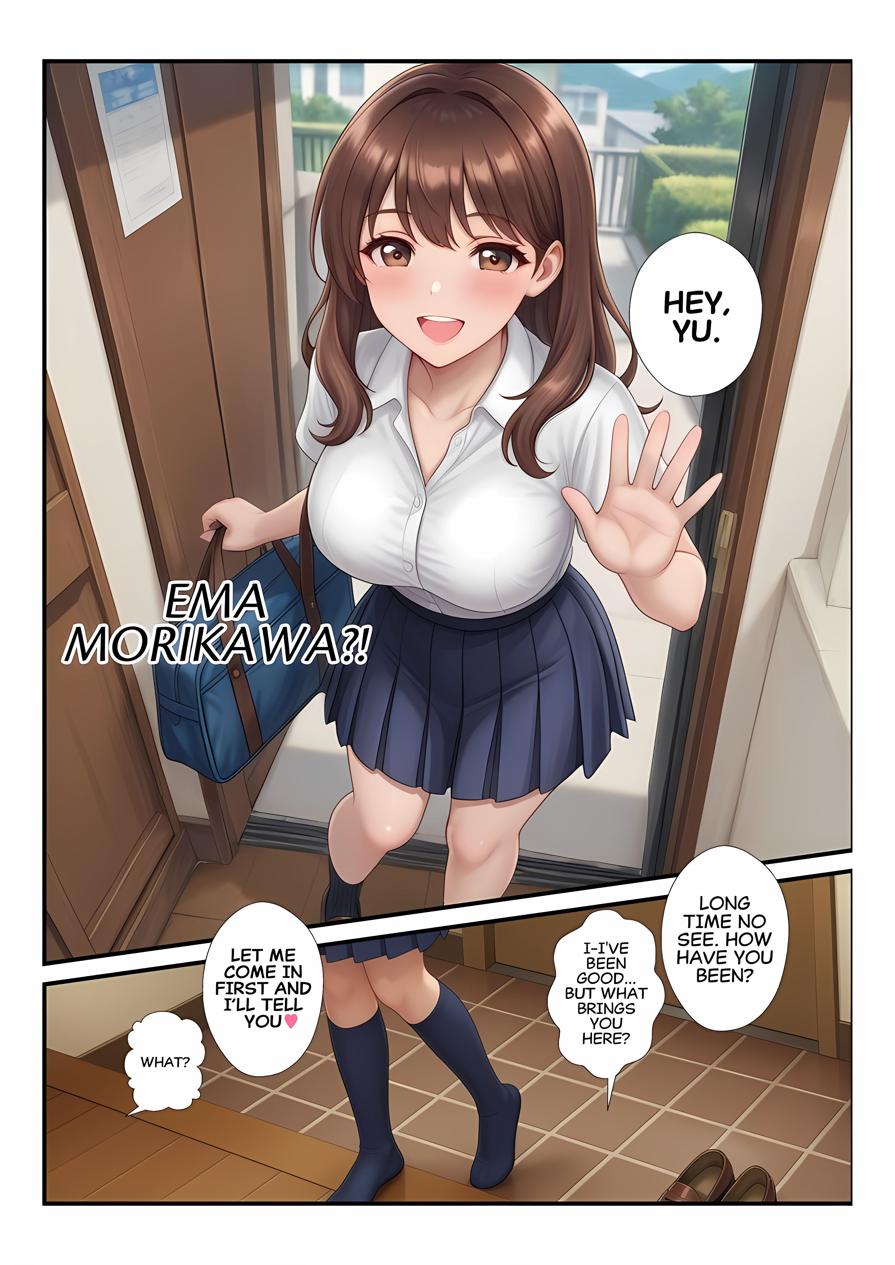 Let’s Take Care of That Banana! A Sticky Situation With a Girl Who’s Eager to Be Used (Uncensored) Chapter 1 Page 8