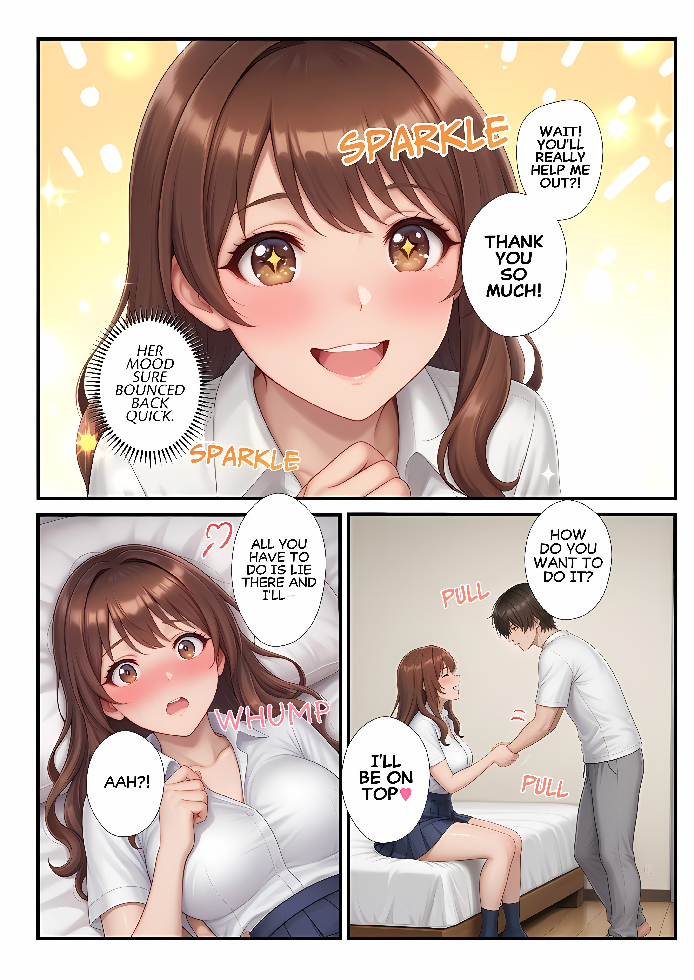 Let’s Take Care of That Banana! A Sticky Situation With a Girl Who’s Eager to Be Used (Uncensored) Chapter 1 Page 17