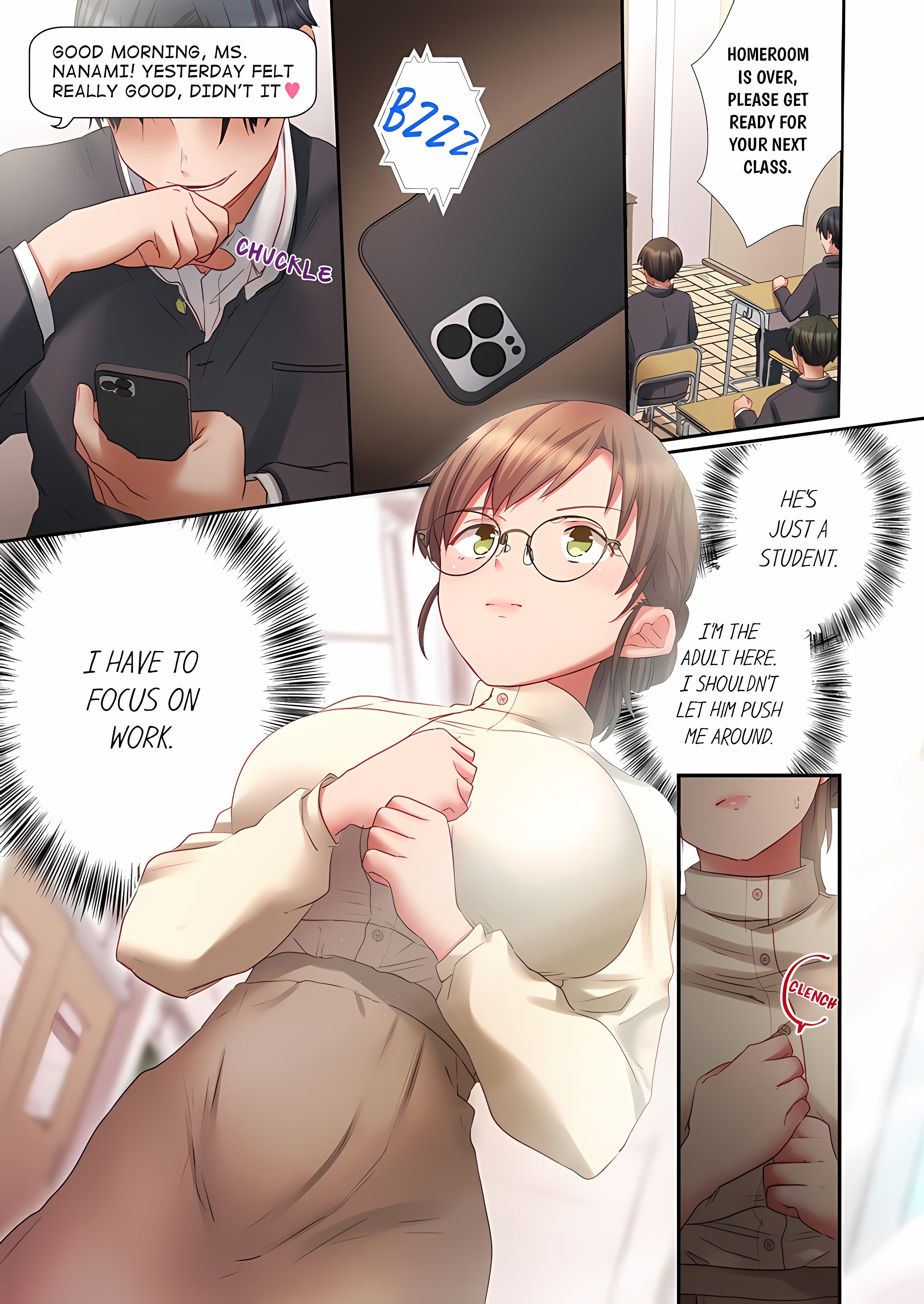 Sent to the Wrong Chat: Blackmailed by One of the Thirty Boys in My Class! (Uncensored)