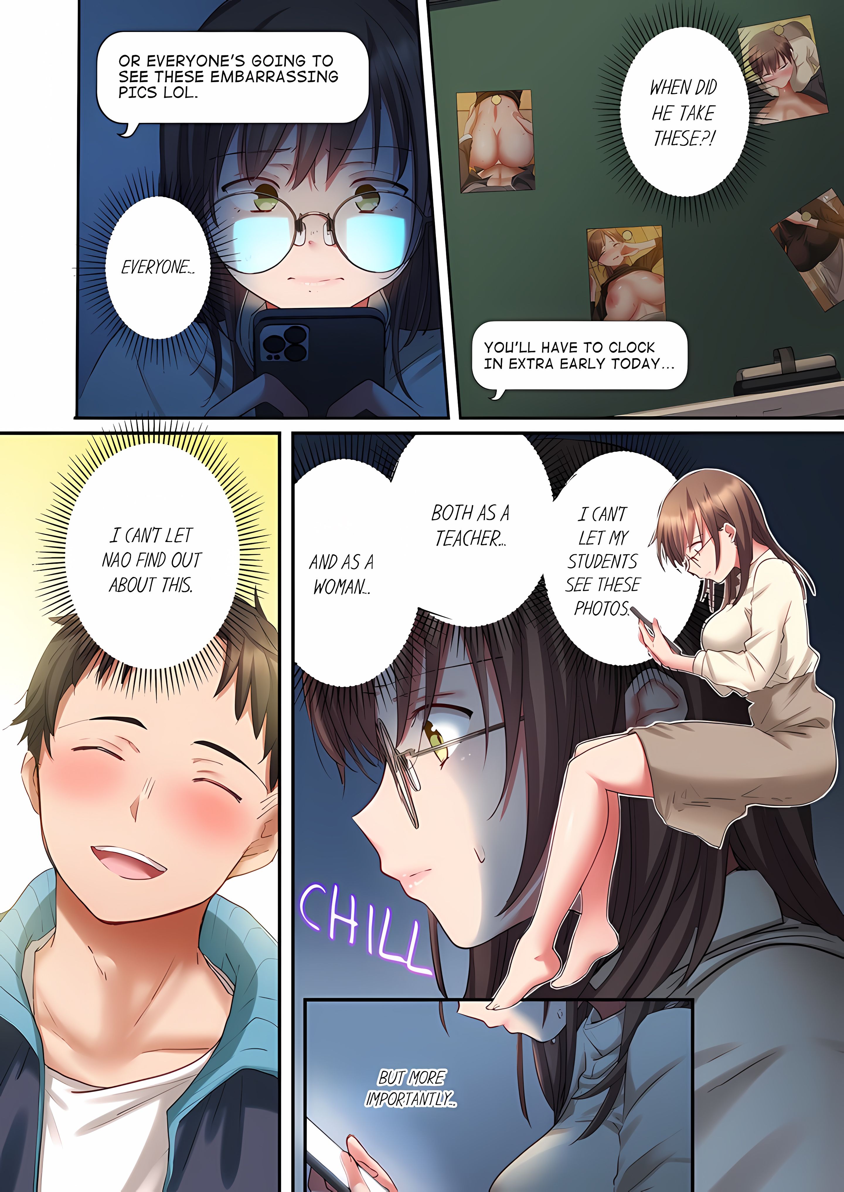Sent to the Wrong Chat: Blackmailed by One of the Thirty Boys in My Class! (Uncensored)