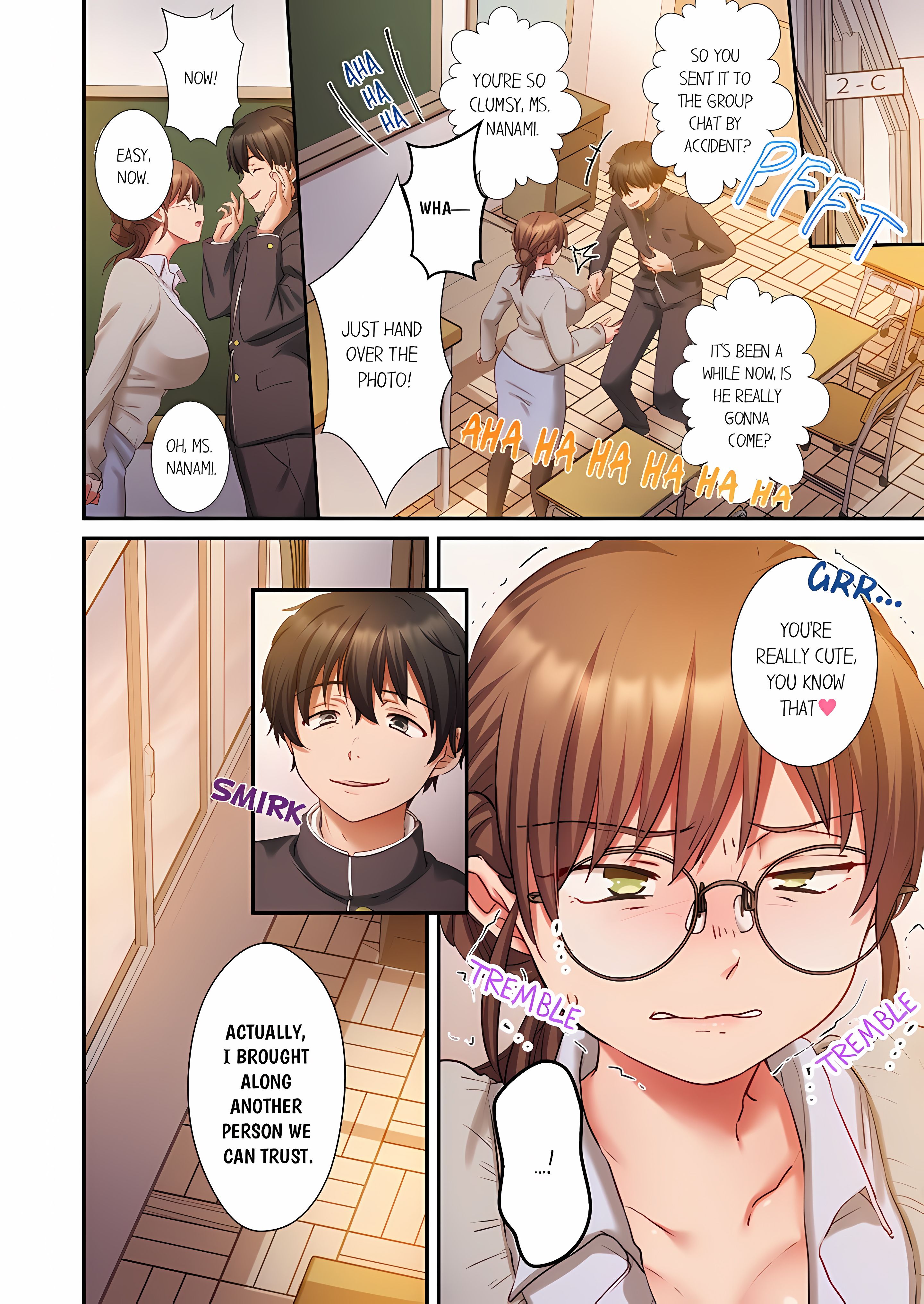 Sent to the Wrong Chat: Blackmailed by One of the Thirty Boys in My Class! (Uncensored)