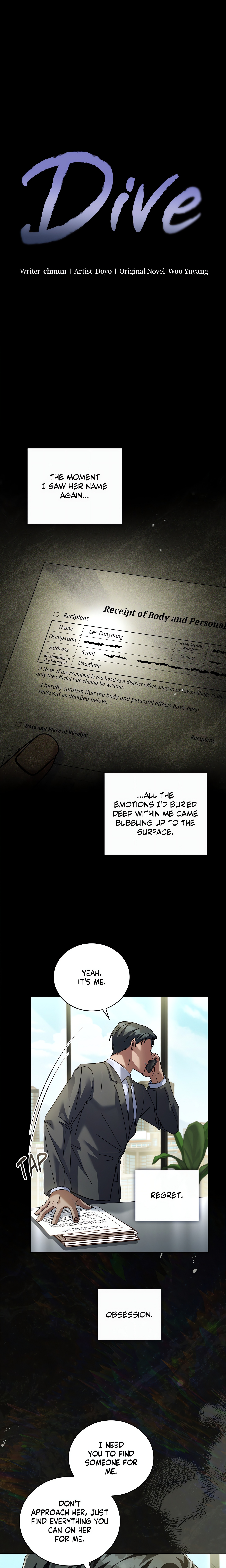 Dive (Woo Yuyang) (Uncensored) Chapter 47 Page 1