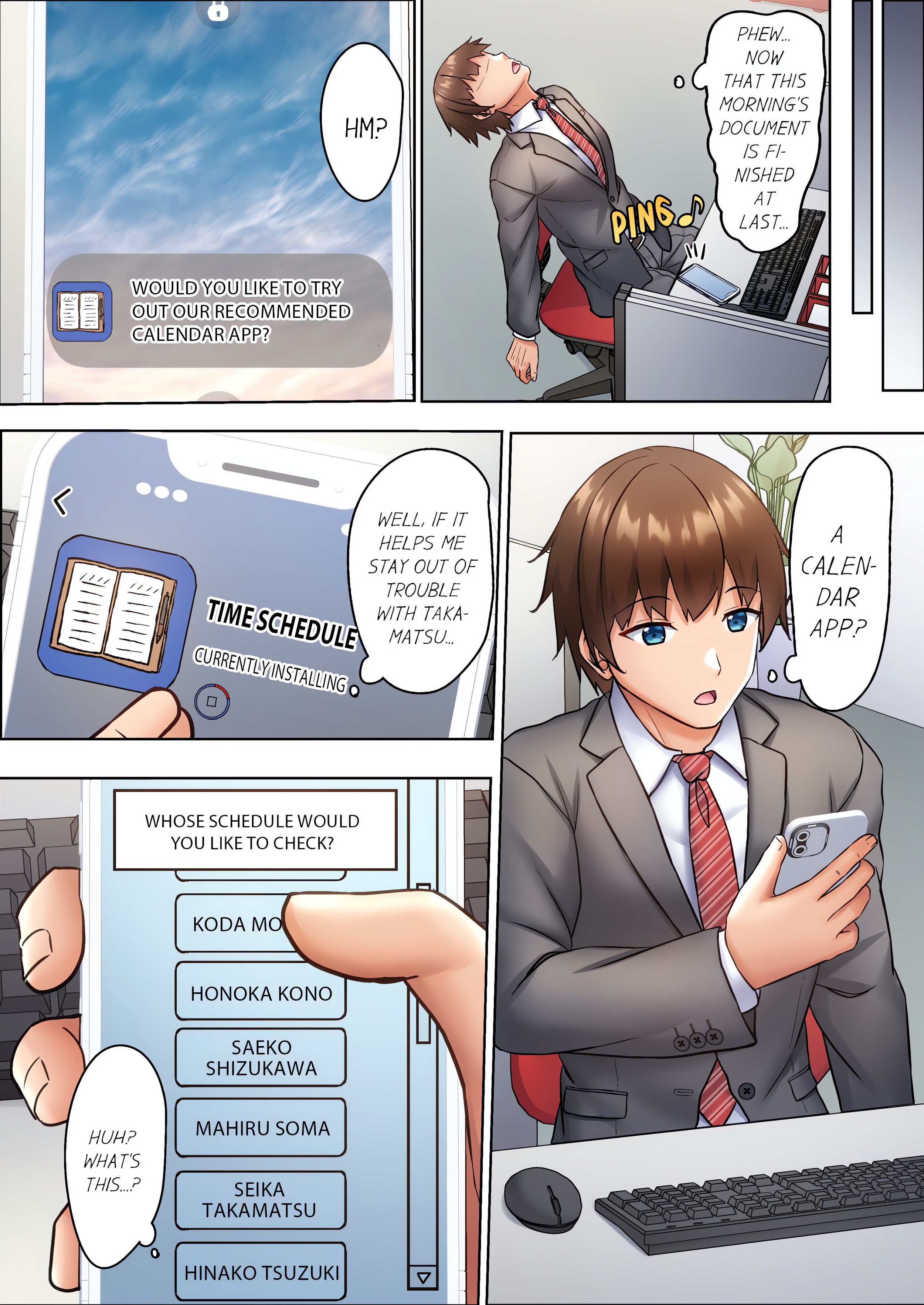 Manipulation Calendar – Controlling the Female Staff’s Schedules as I Please Chapter 1 Page 6