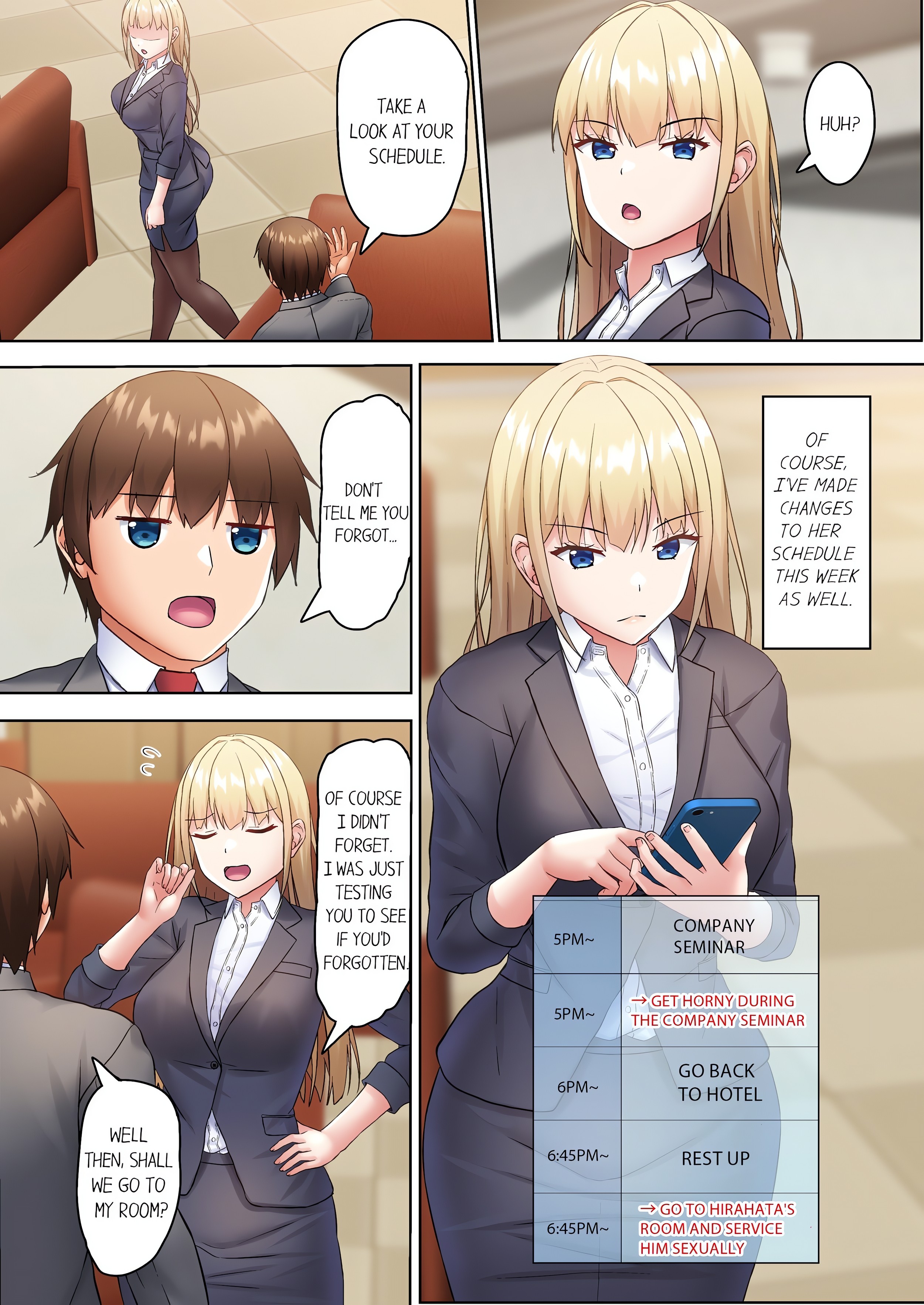 Manipulation Calendar – Controlling the Female Staff’s Schedules as I Please Chapter 20 Page 2